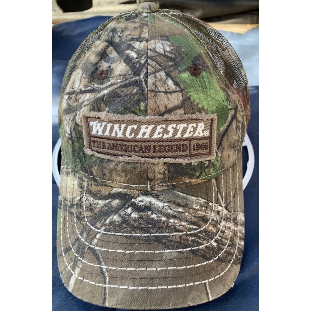 Winchester Mesh Camo Adjustable Hat Cap Camouflage Cap Hat